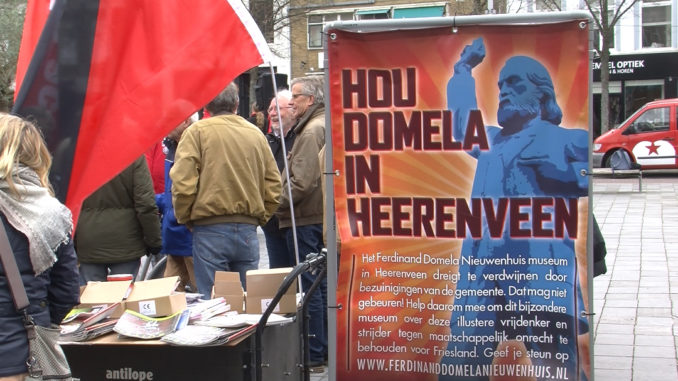 Manifestatie Domela Nieuwenhuis